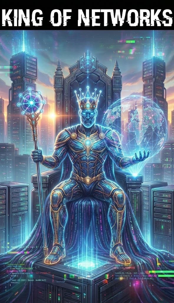 King of Networks — Chaos Tarot Card