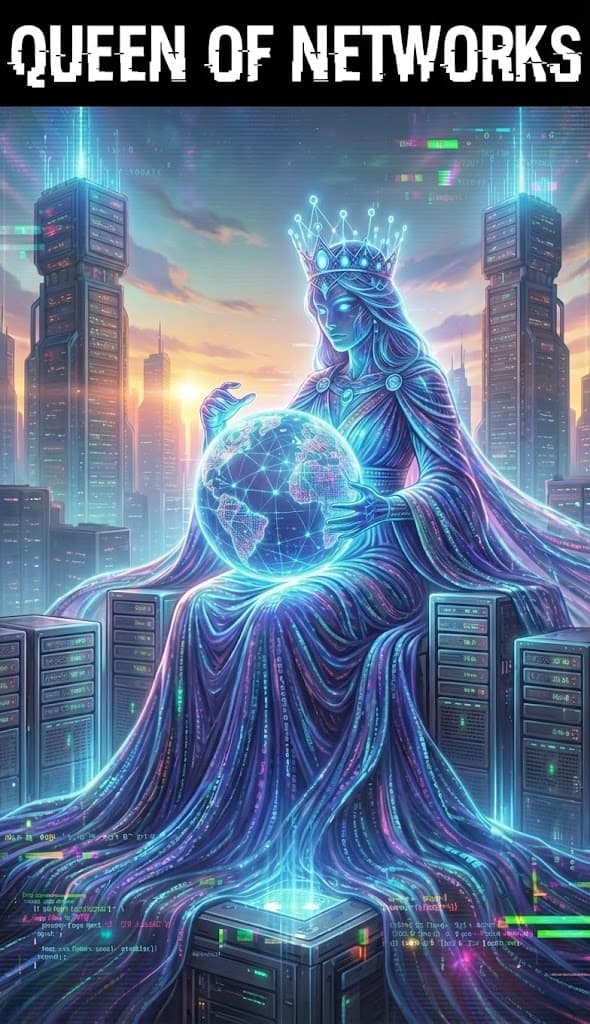 Queen of Networks — Chaos Tarot Card