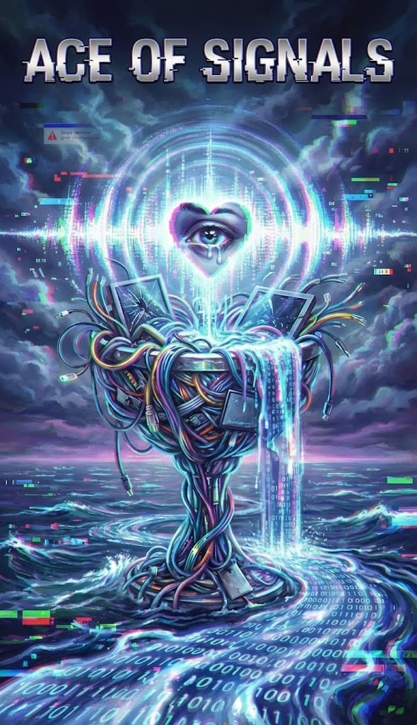 Ace of Signals — Chaos Tarot Card