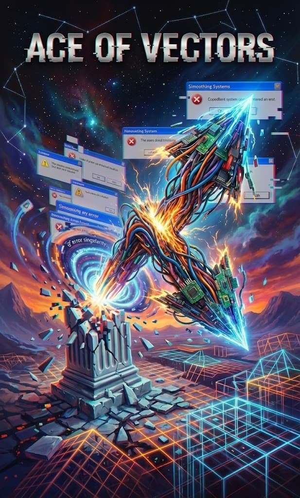 Ace of Vectors — Chaos Tarot Card